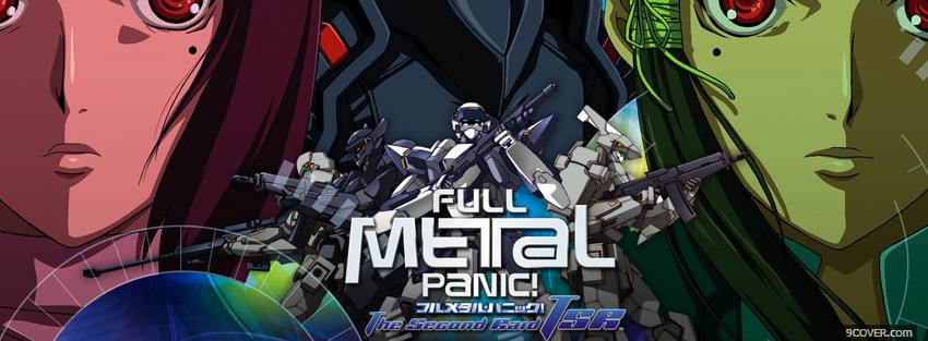 Photo anime full metal panic Facebook Cover for Free