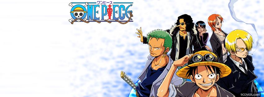 Photo manga one piece Facebook Cover for Free