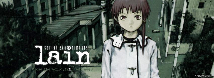Photo serial experiments lain Facebook Cover for Free
