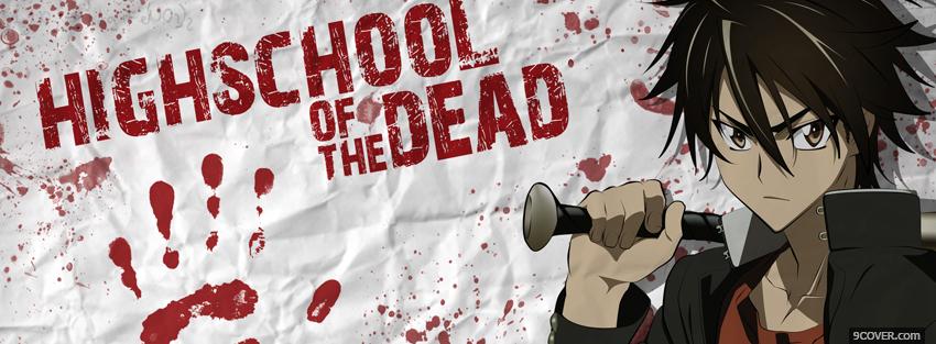 Photo highschool of the dead Facebook Cover for Free