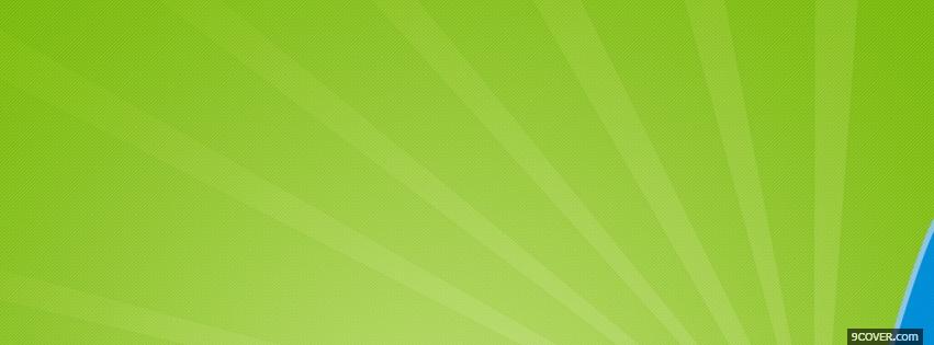 Photo lime green lines Facebook Cover for Free