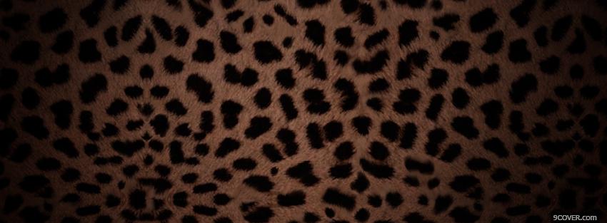 Photo leopard animal print abstract Facebook Cover for Free