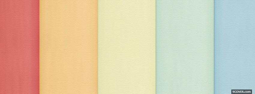 Photo pastel colours together Facebook Cover for Free