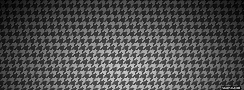 Photo classic black and white pattern Facebook Cover for Free