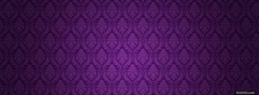 Photo dark purple flowers Facebook Cover for Free