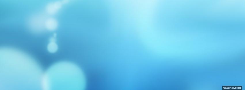 Photo smooth light blue abstract Facebook Cover for Free