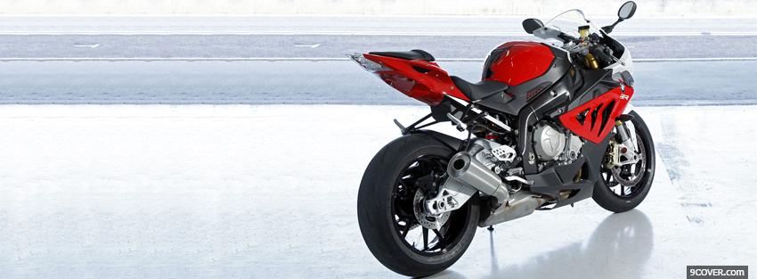 Photo bmw s100rr red moto Facebook Cover for Free