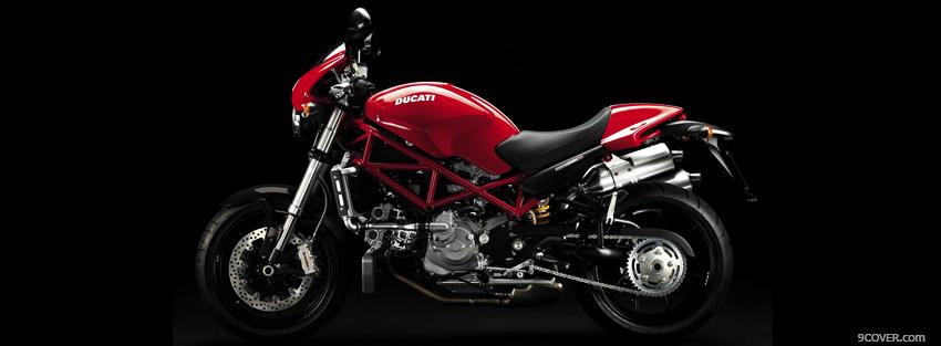 Photo ducati monster s4r moto Facebook Cover for Free