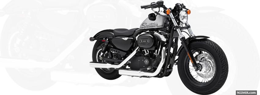 Photo harley davidson forty eight Facebook Cover for Free