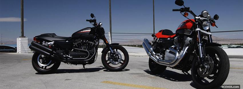 Photo harley motorcycles Facebook Cover for Free