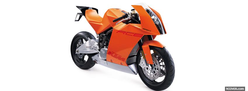 Photo ktm rc8 990 moto Facebook Cover for Free