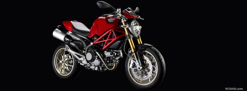 Photo ducati monster 1100s Facebook Cover for Free
