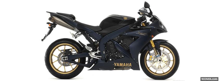 Photo side yamaha r1 moto Facebook Cover for Free
