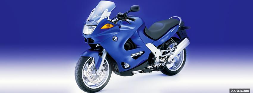 Photo blue bmw moto Facebook Cover for Free