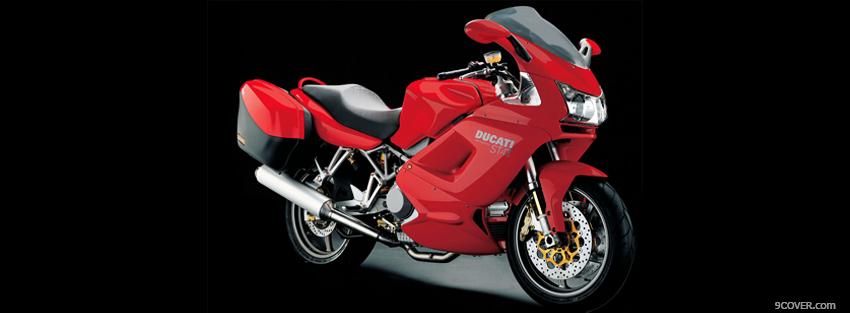 Photo ducati st4s 2004 moto Facebook Cover for Free