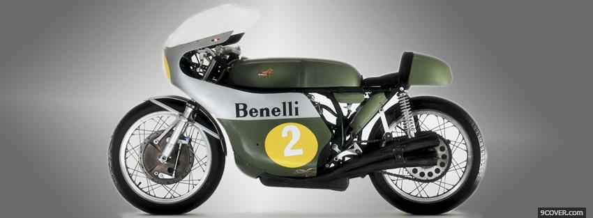 Photo benelli vintage moto Facebook Cover for Free