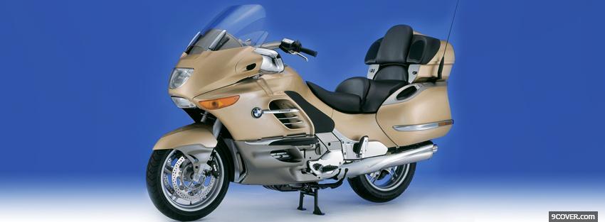 Photo bmw brown k 1200 moto Facebook Cover for Free