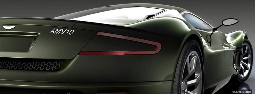 Photo close up of aston martin Facebook Cover for Free