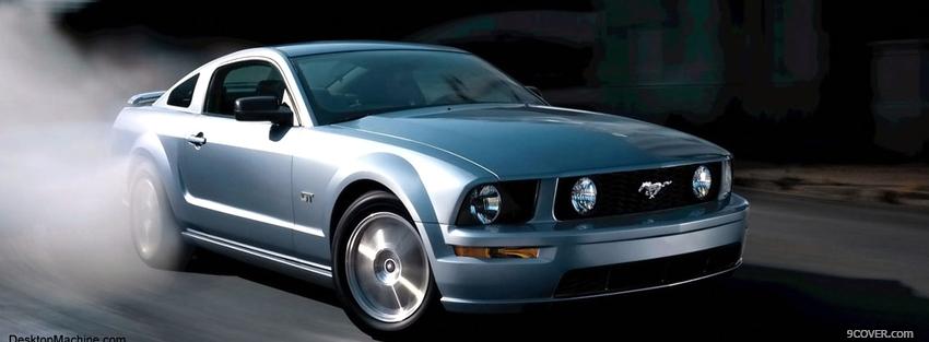 Photo 2005 ford mustang car Facebook Cover for Free