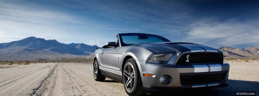 Photo ford shelby 2010 Facebook Cover for Free