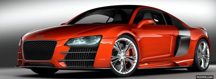 Photo audi r8 mans concept car Facebook Cover for Free