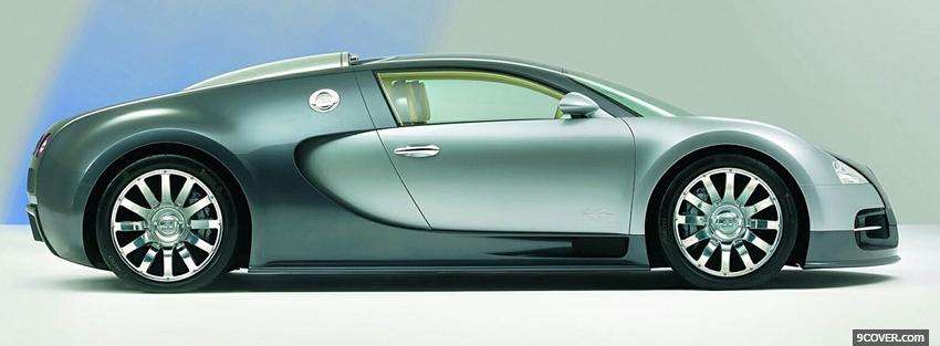Photo bugatti veyron side Facebook Cover for Free