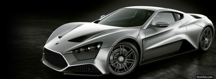Photo zenvo st1 car Facebook Cover for Free