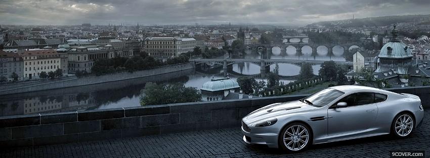 Photo aston martin and the city Facebook Cover for Free