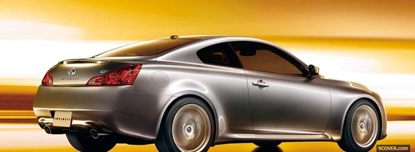 Photo infiniti g37 car Facebook Cover for Free