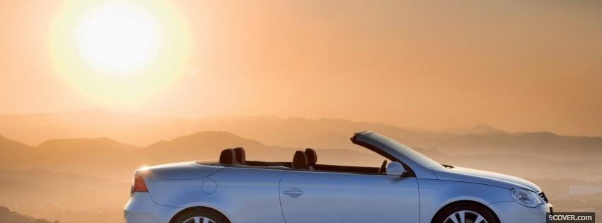 Photo volkswagen eos outside Facebook Cover for Free