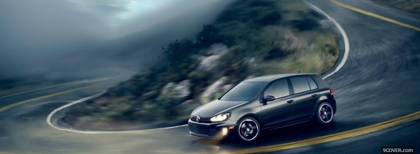 Photo volkswagen golf gti car Facebook Cover for Free