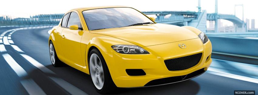 Photo mazda rx8 car Facebook Cover for Free