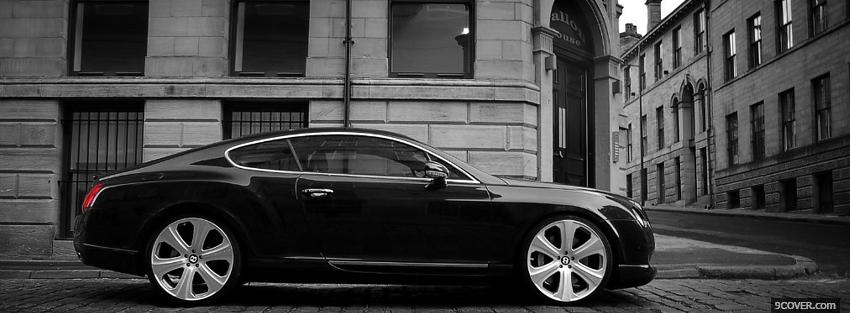 Photo bentley continental side Facebook Cover for Free