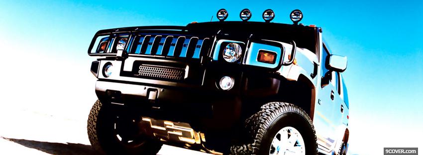 Photo hummer car Facebook Cover for Free