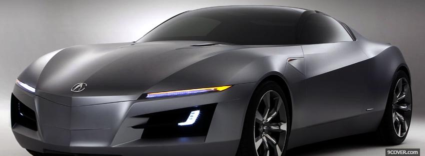 Photo 2012 acura nsx car Facebook Cover for Free