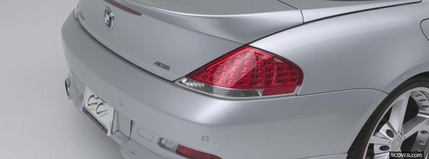 Photo bmw 645ci back view Facebook Cover for Free