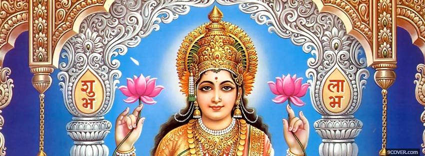 Photo religions lakshmi puja Facebook Cover for Free