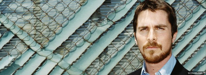 Photo celebrity christian bale Facebook Cover for Free
