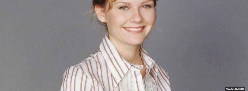 Photo updo hairstly kirsten dunst Facebook Cover for Free
