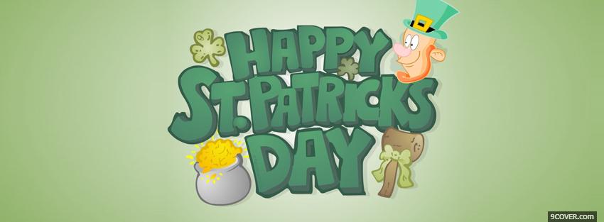 Photo happy st pratricks day Facebook Cover for Free