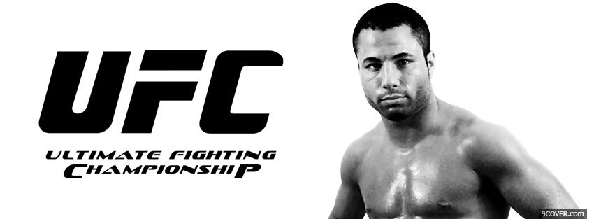 Photo black and white ufc Facebook Cover for Free