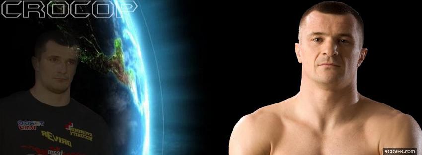 Photo crocop mma globe Facebook Cover for Free