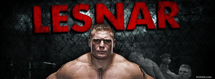 Photo lesnar ufc fighter Facebook Cover for Free