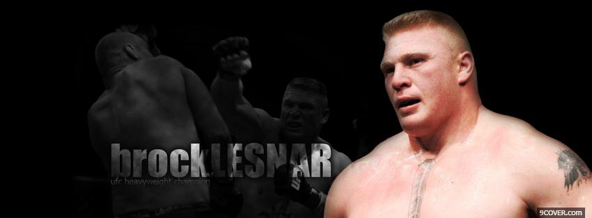 Photo brock lesnar face Facebook Cover for Free