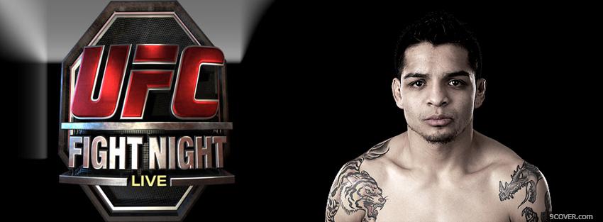 Photo fight night mma Facebook Cover for Free