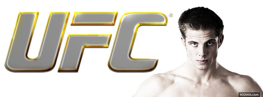 Photo yellow ufc logo Facebook Cover for Free