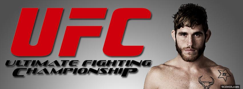 Photo mma fighter red ufc Facebook Cover for Free