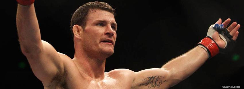 Photo michael bisping fighter Facebook Cover for Free
