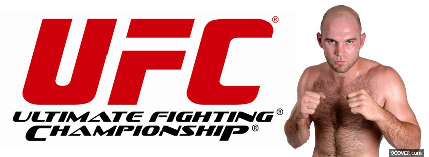 Photo red ufc logo Facebook Cover for Free