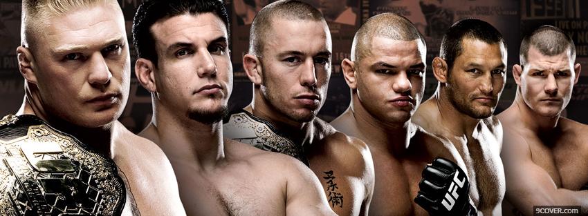 Photo ufc fighters Facebook Cover for Free